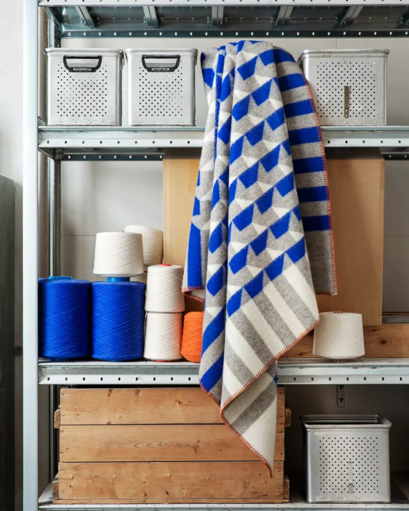Kvam van Røros Tweed in Blue – sfeerfoto 4 van 7
