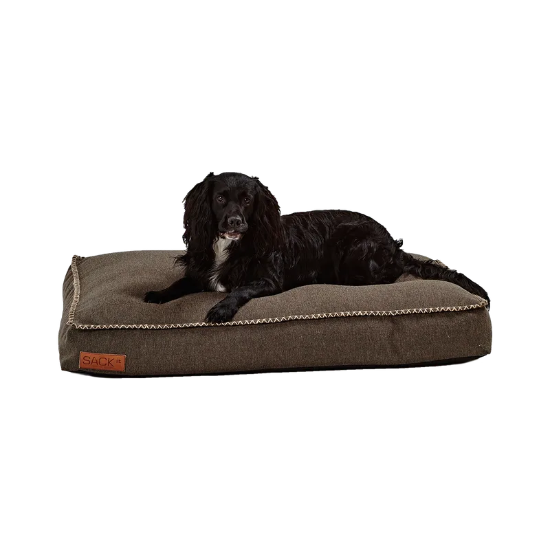 Dog bed van SACKit in Cobana Brown, Large – productfoto