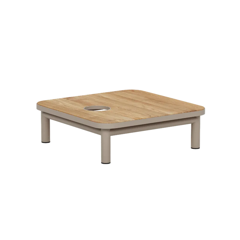 Kirra Side Table by SACKit in Taupe, With Accessory Fit – product photo