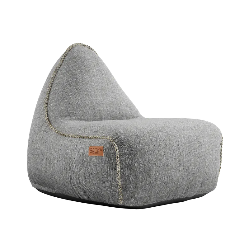Cobana Lounge Chair - Light Grey (Olefin stitching) by SACKit in Cobana Light Grey – product photo