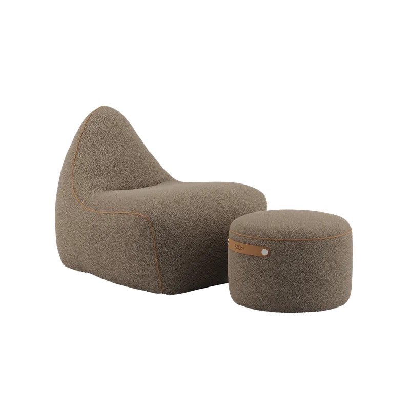 sackit Chair & Pouf Indoor by SACKit in Teddy Brown – product photo