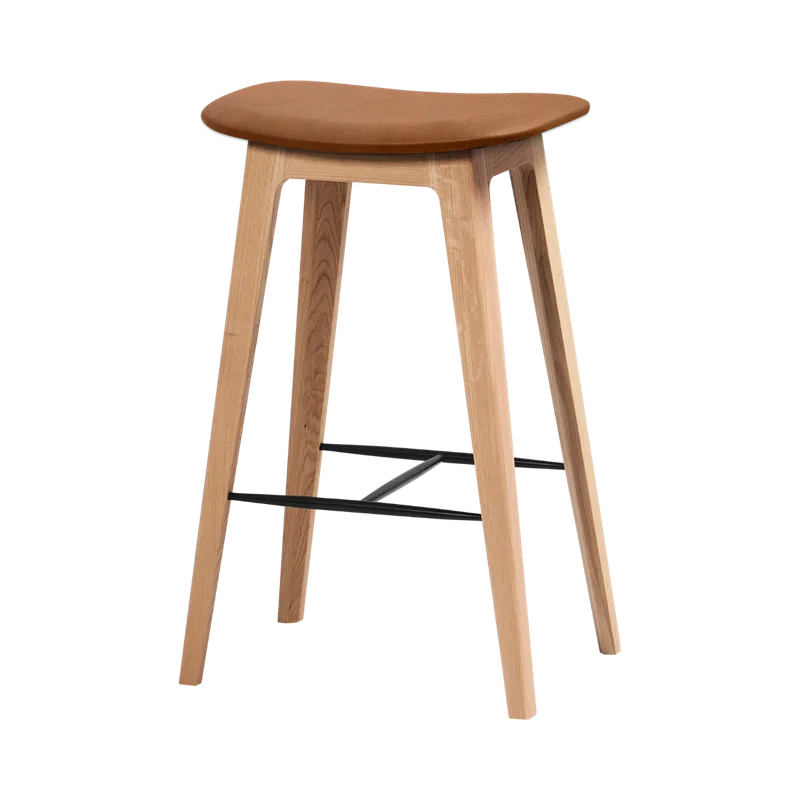 Nordic Bar Stool - Oak von SACKit in 68 cm, Terra Safari – Produktfoto