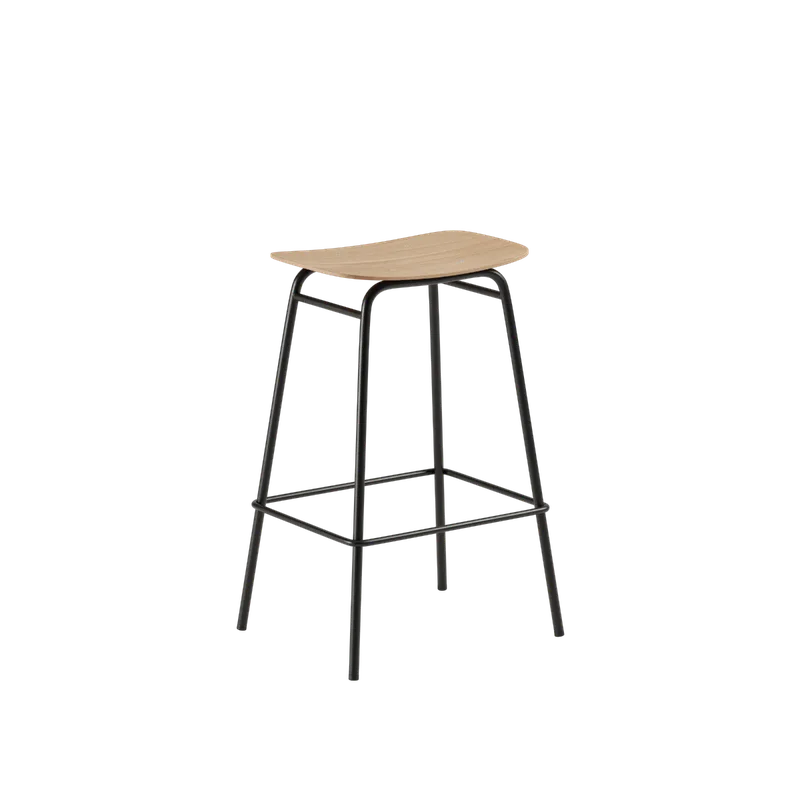 Frame Bar Stool - Wood van SACKit in 73 cm, Natural Oak – productfoto