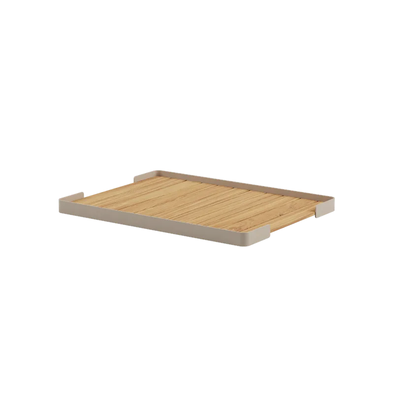 Patio Pouf Tray by SACKit in Taupe – product photo