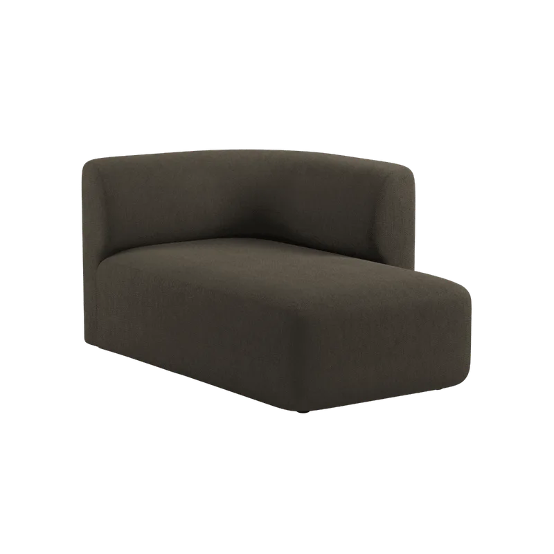 Fjord Sofa - Chaise Right von SACKit in Sealife Brown – Produktfoto