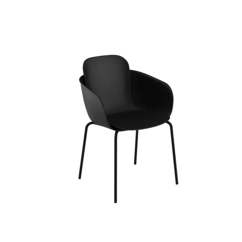 Patio Chair no. One S2 van SACKit in Black – productfoto