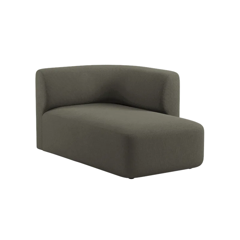 Fjord Sofa - Chaise Right von SACKit in Cosmo Stone – Produktfoto