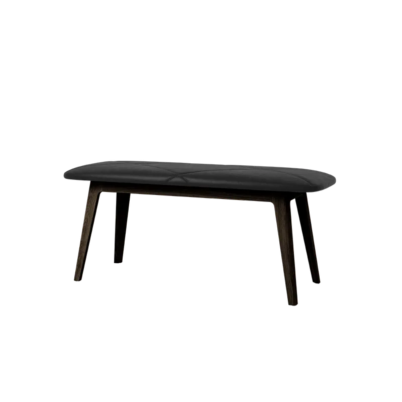 Nordic Bench - Dark Stained Oak by SACKit in Terra Black – product photo