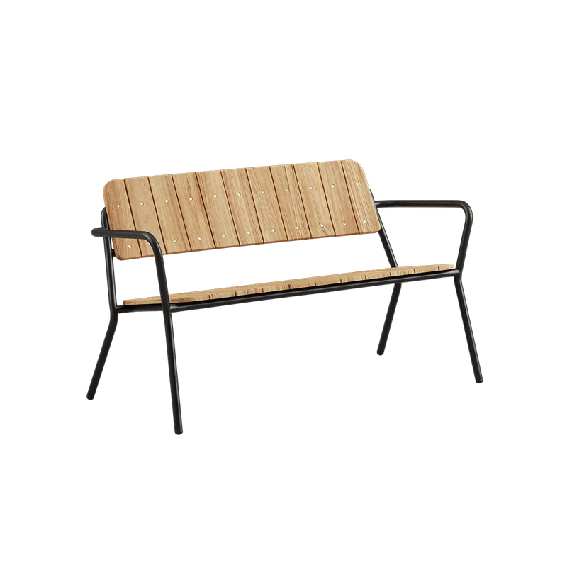 Kirra Patio Bench von SACKit in Noir – Produktfoto