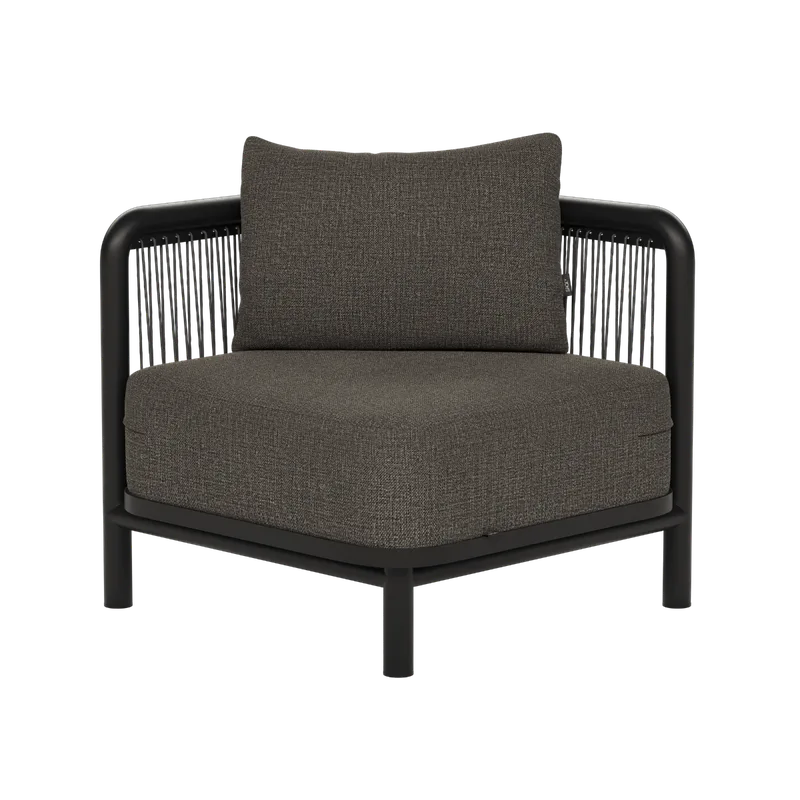 Kirra Lounge Sofa - Corner by SACKit in Kirra Noir – product photo