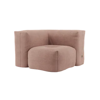 Soft Sofa Indoor - Corner by SACKit in Teddy Beige – product photo 3 of 6