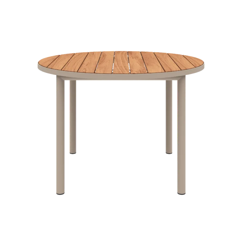 Kirra Dining Table Ø110 by SACKit in Taupe – product photo