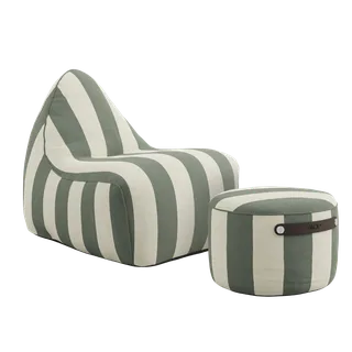 sackit Chair & Pouf Outdoor van SACKit in Renesse Olive – productfoto 2 van 2