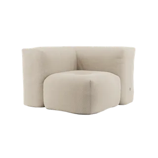 Soft Sofa Indoor - Corner by SACKit in Teddy Beige – product photo 6 of 6