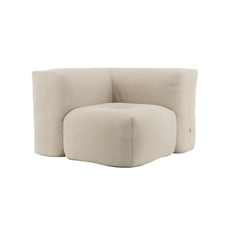 Soft Sofa Indoor - Corner by SACKit in Teddy Beige – product photo 6 of 6