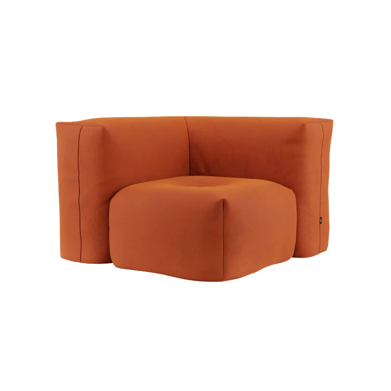 Soft Sofa Indoor - Corner by SACKit in Teddy Beige – product photo 5 of 6