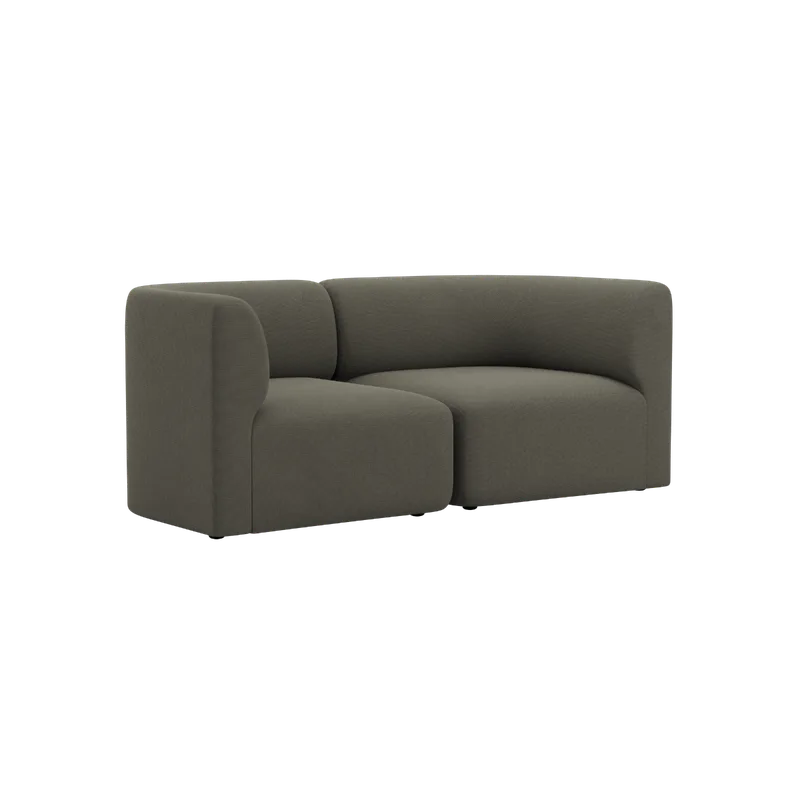 Fjord Sofa - 2 seater von SACKit in Cosmo Stone – Produktfoto