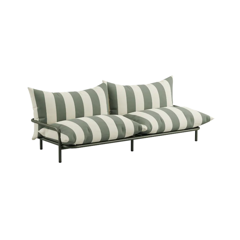 Mollis Lounge Sofa 2 Seater by SACKit in Renesse Olive – product photo