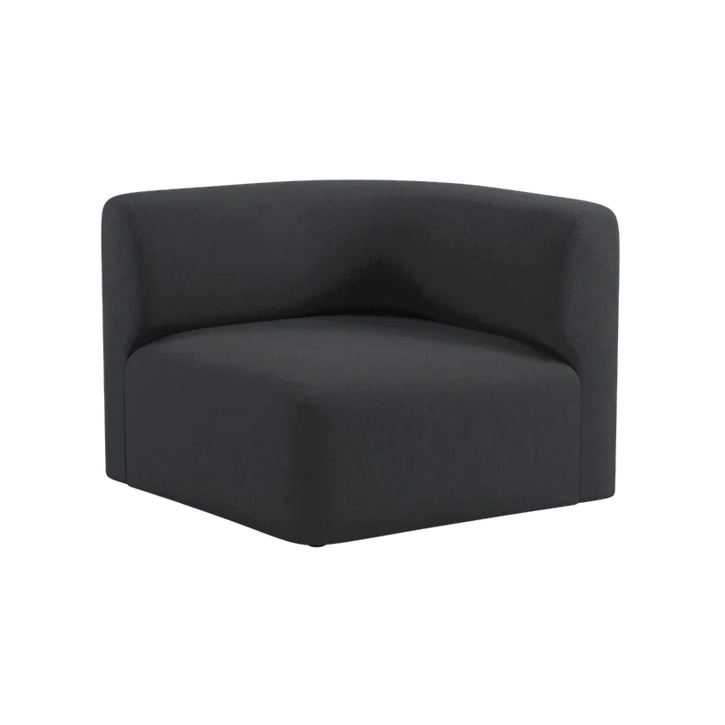 Fjord Sofa - Corner Section Left van SACKit in Cosmo Slate – productfoto