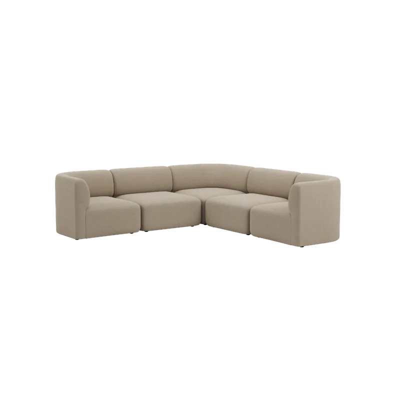 Fjord Sofa - Corner Sofa de SACKit en Cosmo Beige – photo du produit