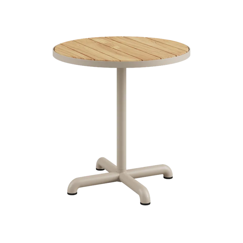 Kirra Café Table von SACKit in Taupe – Produktfoto