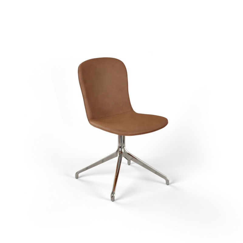 Chair no. One S1 Polished Swivel de SACKit en Luna Walnut, Without return swivel – photo du produit
