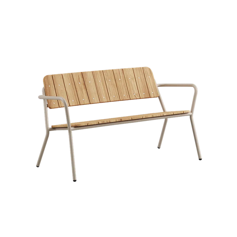 Kirra Patio Bench von SACKit in Taupe – Produktfoto