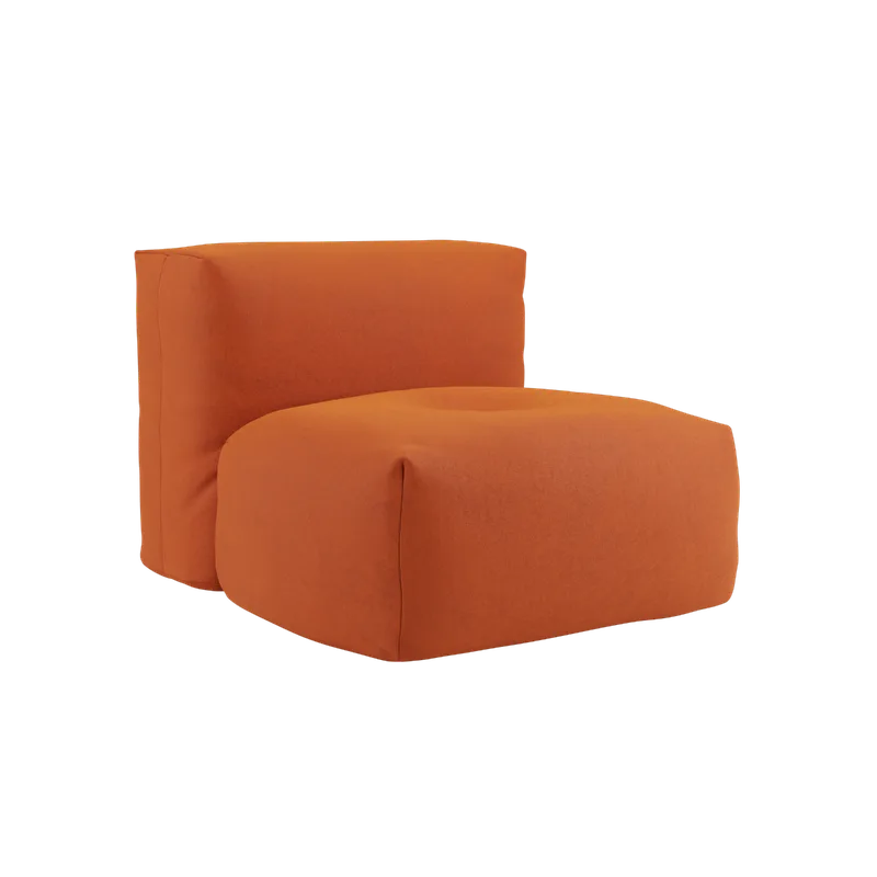Soft Sofa Indoor - Seat by SACKit in Orange Jaquard – product photo