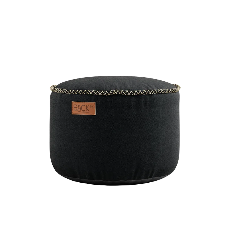 Canvas Pouf de SACKit en Canvas Black – photo du produit