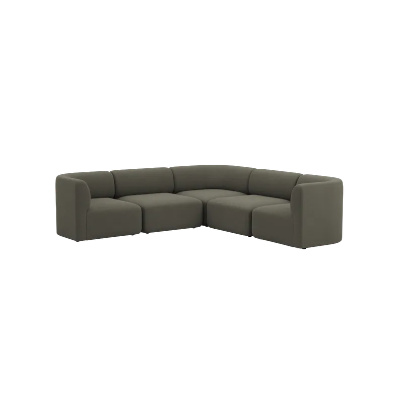 Fjord Sofa - Corner Sofa by SACKit in Cosmo Stone – product photo