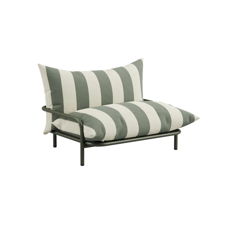 Mollis Lounge Chair by SACKit in Renesse Olive – product photo