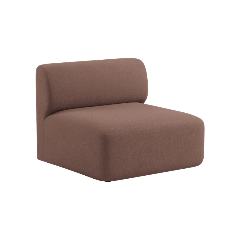 Fjord Sofa - Seat Section by SACKit in Cosmo Clay – product photo