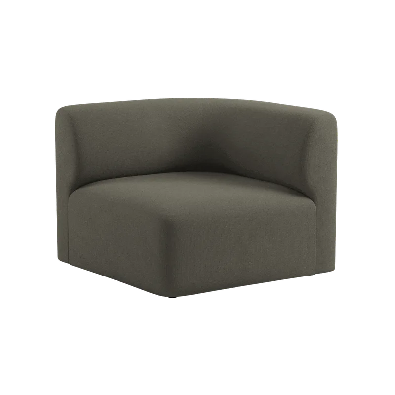 Fjord Sofa - Corner Section Left de SACKit en Cosmo Stone – photo du produit