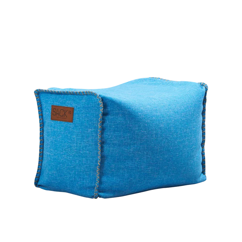 Cobana Square Pouf by SACKit in Cobana Turkis – product photo