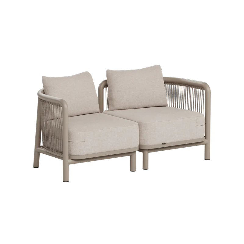 Kirra Lounge Sofa - 2 seater von SACKit in Kirra Sand – Produktfoto
