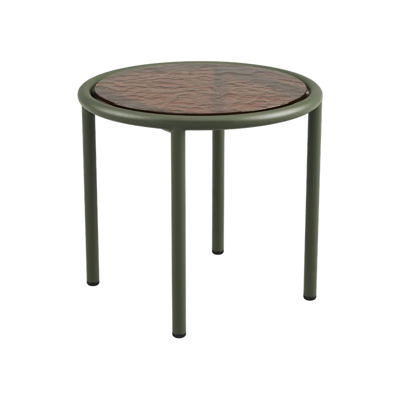 Mollis Side Table Ø50 van SACKit in Olive – productfoto