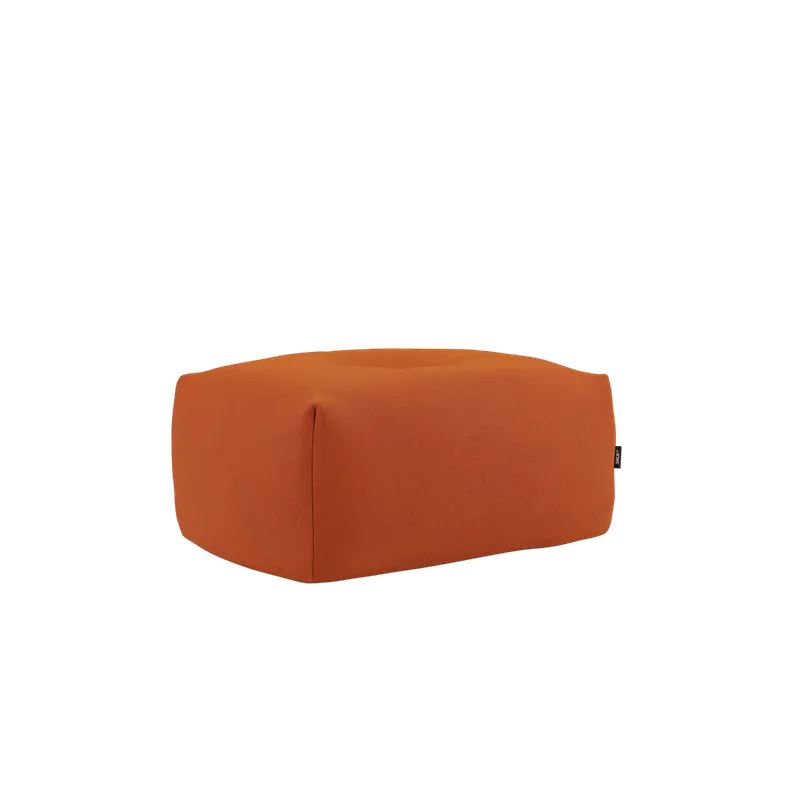 Soft Sofa Indoor - Pouf by SACKit in Orange Jaquard – product photo
