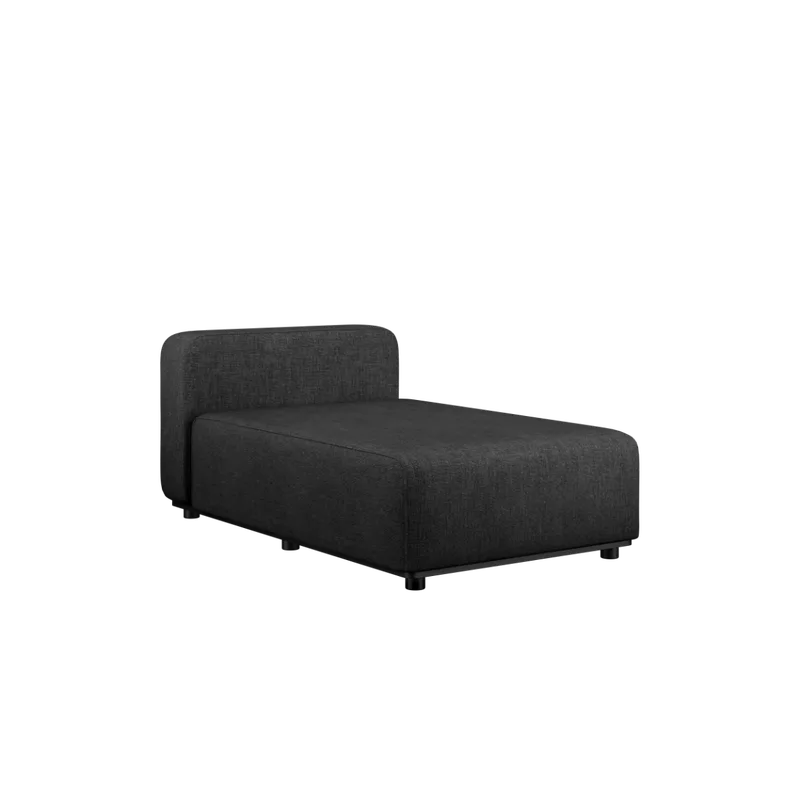 Cobana Lounge Sofa - Chaise module (Cobana Fabric) von SACKit in Cobana Black – Produktfoto