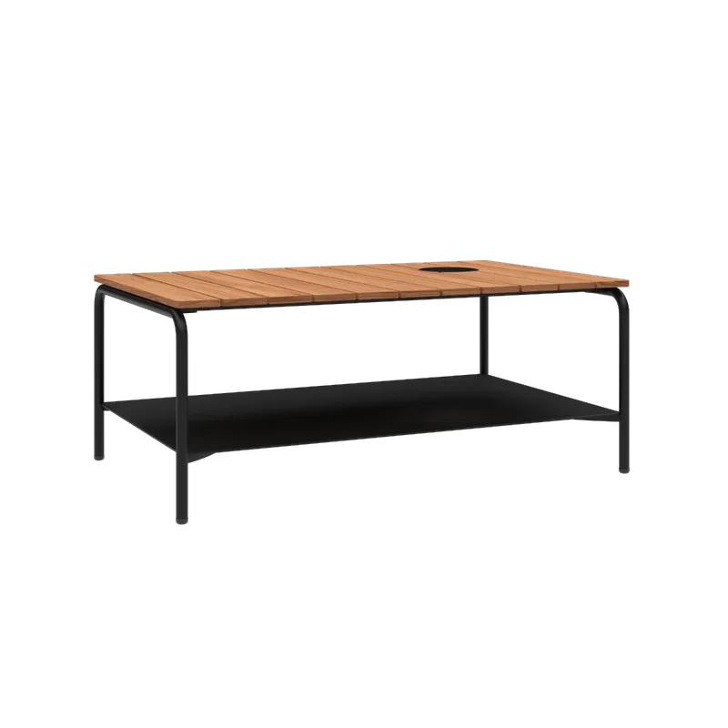Patio Coffee Table - 110x70 by SACKit in Black, With Accessory Fit – product photo