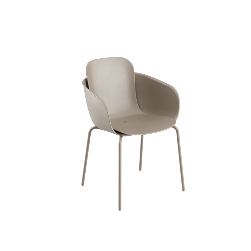 Patio Chair no. One S2 van SACKit in Taupe/Taupe – productfoto