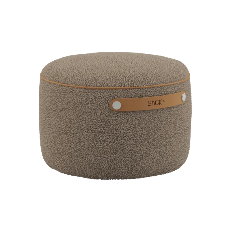 sackit Pouf Indoor by SACKit in Teddy Brown – product photo