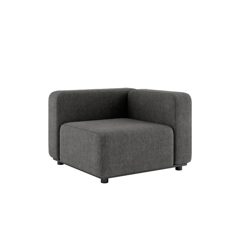 Cobana Lounge Sofa - Corner (Cobana Fabric) de SACKit en Cobana Grey – photo du produit