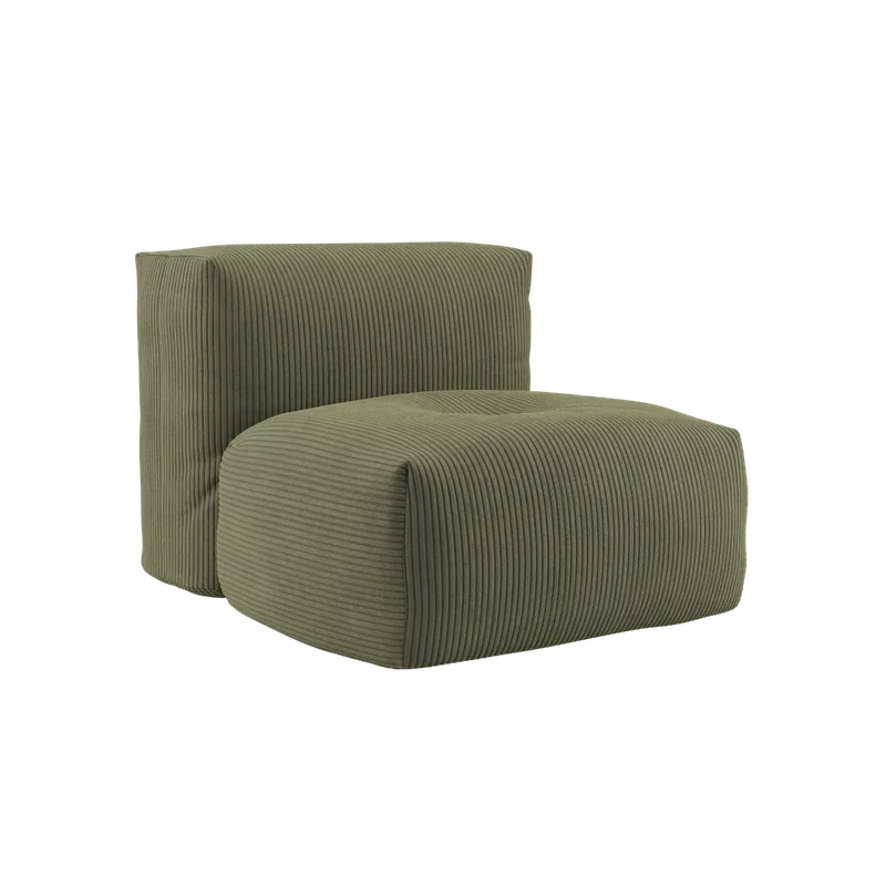 Soft Sofa Indoor - Seat by SACKit in Corduroy Olive – product photo