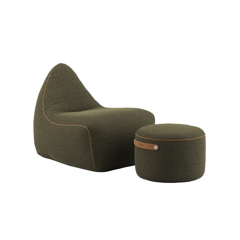 sackit Chair & Pouf Indoor by SACKit in Cosmo Olive – product photo
