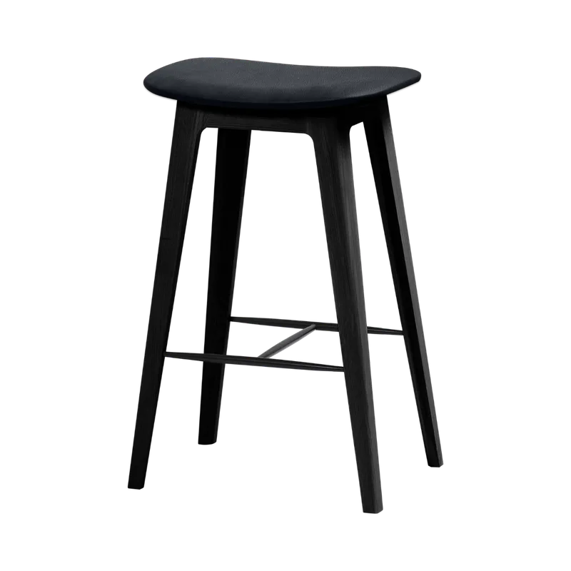 Nordic Bar Stool - Black Stained Oak by SACKit in 68 cm, Terra Black – product photo