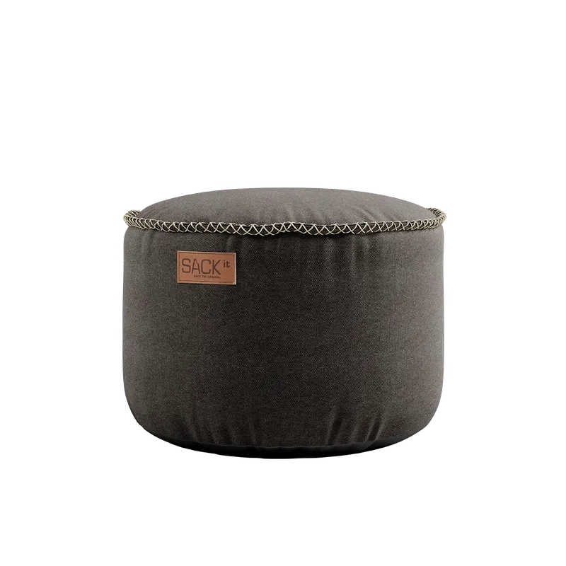 Canvas Pouf by SACKit in Canvas Brown – product photo