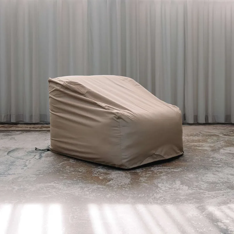 Soft Sofa Outdoor Winter Cover Sand - Seat by SACKit – interior photo