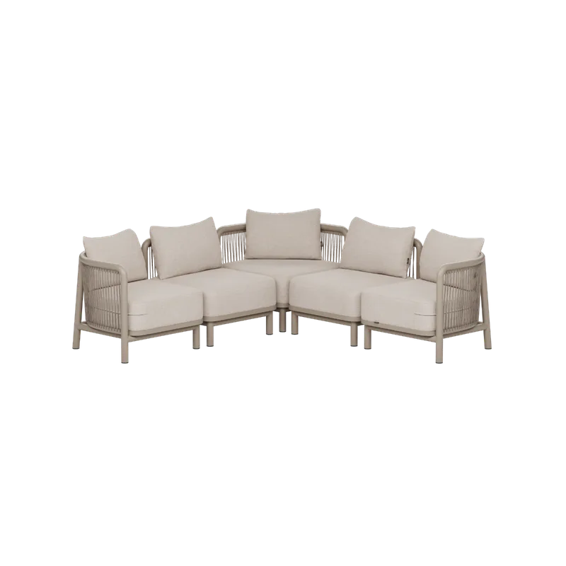 Kirra Lounge Sofa - Corner sofa von SACKit in Kirra Sand – Produktfoto