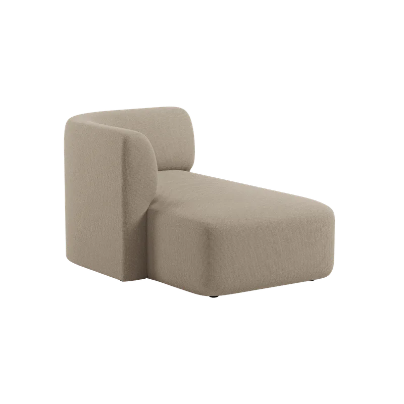 Fjord Sofa - Chaise Left by SACKit in Cosmo Beige – product photo