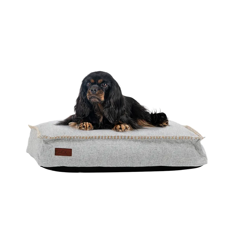 Dog bed von SACKit in Cobana Sand Melange, Medium – Produktfoto
